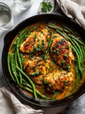 Garlic Butter Chicken and Green Beans
