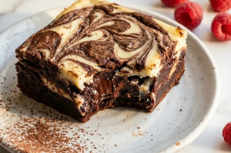 cheesecake brownies hero