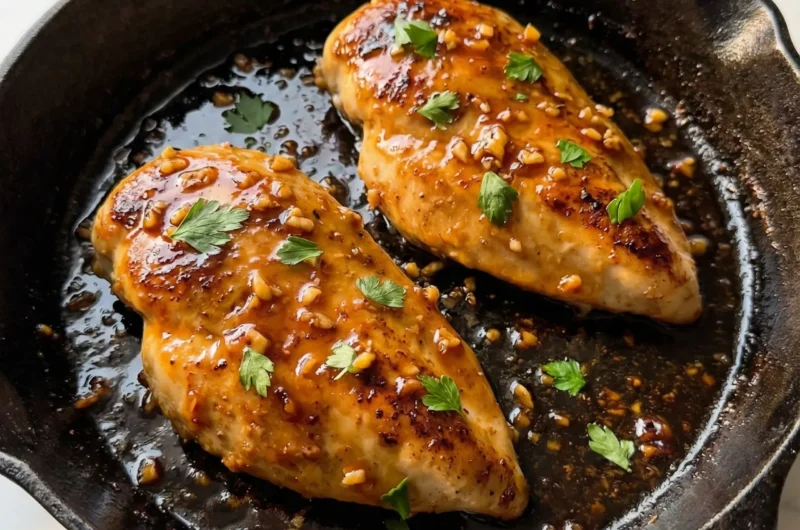 honey garlic chicken pinterest pin