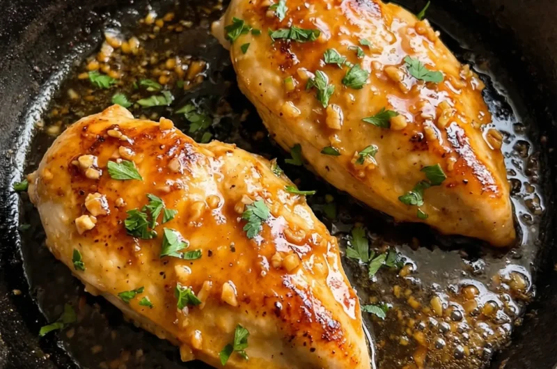 honey-garlic-chicken-searing-process