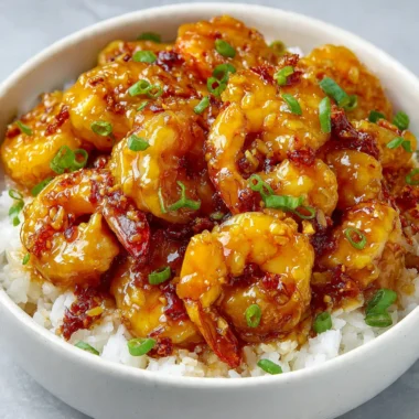 honey garlic shrimp pinterest pin