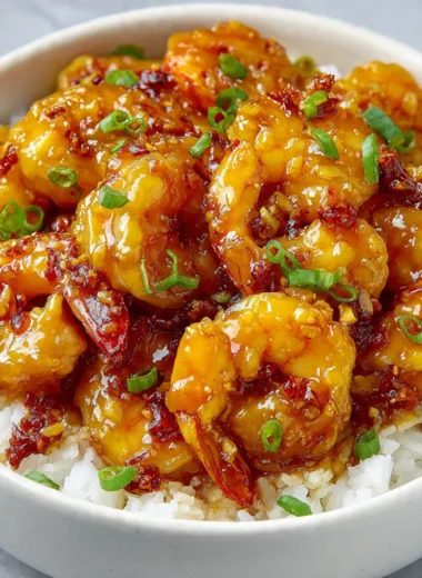 honey garlic shrimp pinterest pin