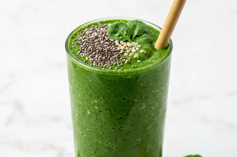 Green Smoothie Recipe for Weight Loss (Quick, Tasty + Healthy)