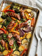 Sheet Pan Sausage and Veggies