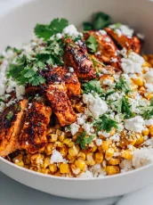 Best Tasty Street Corn Chicken Bowl Recipe