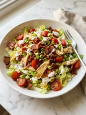BLT Chicken Salad (Quick Pressure Cooker Recipe)