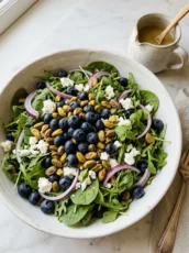 Blueberry Pistachio Spring Salad