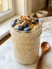 High-Protein Overnight Oats (40g Protein)