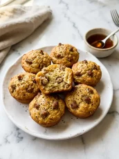 High-Protein Pancake Sausage Mini Muffins