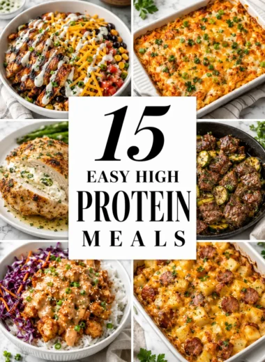 Image of 15 Easy High Protein Meals
