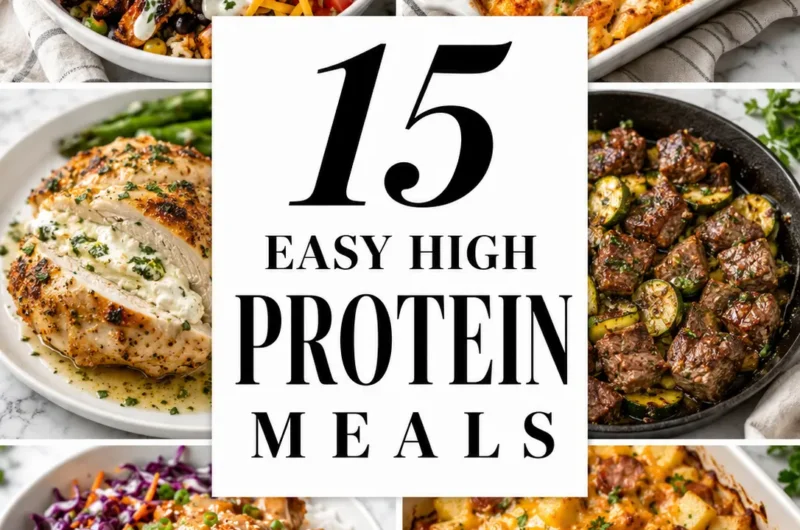 Image of 15 Easy High Protein Meals