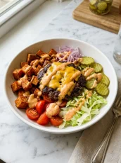 Smash Burger Bowl: Irresistible Healthy Comfort Fix