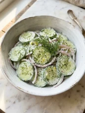 Cucumber Dill Salad in 10 Minutes: Best Fresh Healthy Side Dish