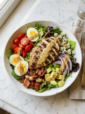 Grilled Chicken Cobb Salad with Honey Dijon