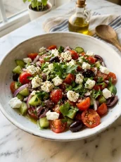 Mediterranean Cucumber Tomato Salad: Best 15-Min Fresh Side