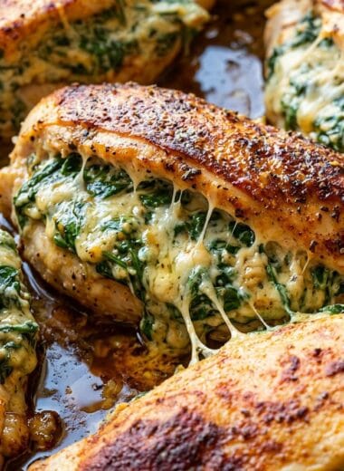 Spinach Stuffed Chicken Breasts