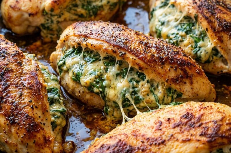 Spinach Stuffed Chicken Breasts