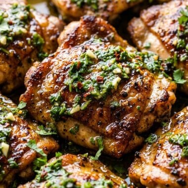 Chimichurri Chicken Thighs: Best 25-Minute Crispy Juicy Dinner