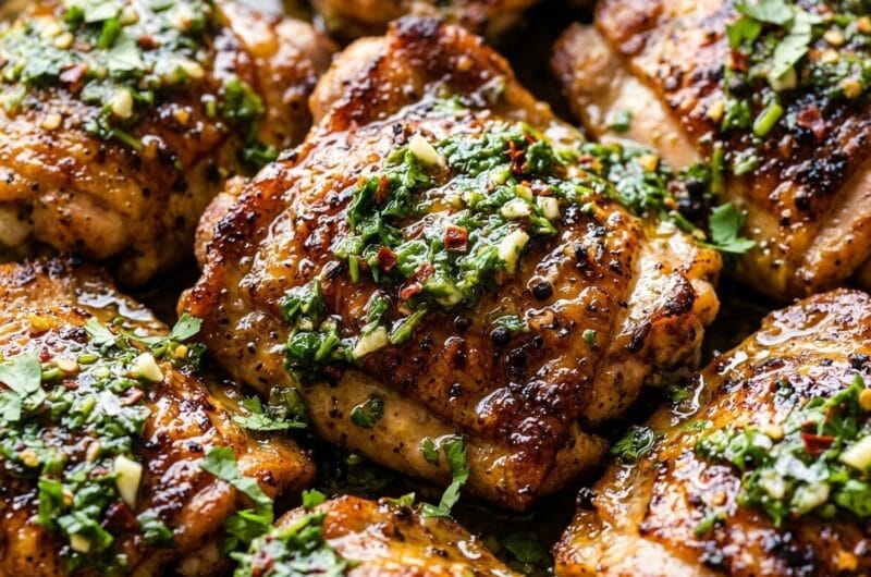 Chimichurri Chicken Thighs: Best 25-Minute Crispy Juicy Dinner