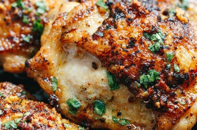 Garlic Butter Chicken Thighs