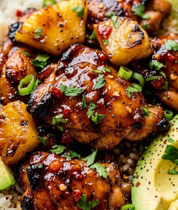 Hawaiian BBQ Chicken in 30 Minutes