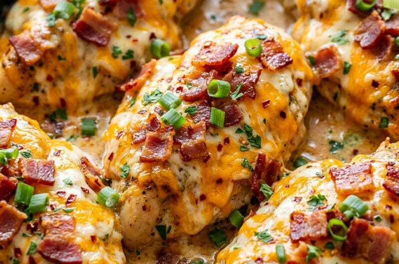 Baked Crack Chicken Breasts in 30 Minutes: Creamy Cheesy Dream Dinner