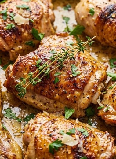 French Mustard Chicken (Poulet a la Moutarde)