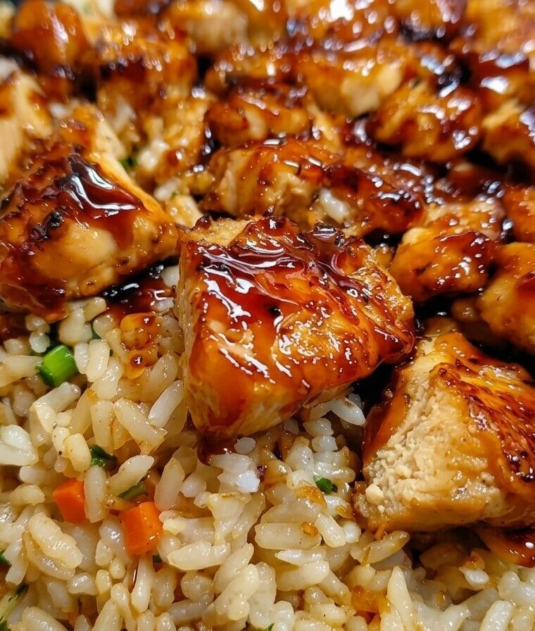 Honey BBQ Chicken and Rice