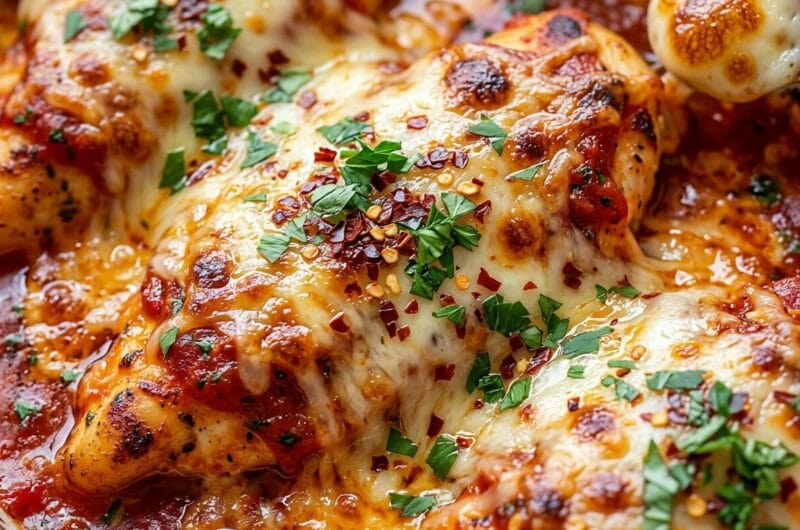 Cheesy Marinara Chicken Bake