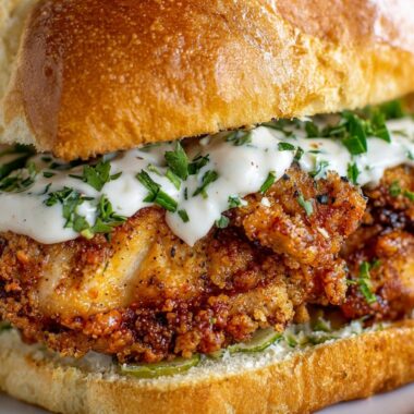 Cajun Crispy Chicken Sandwich with Aioli