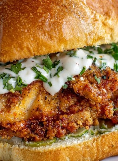 Cajun Crispy Chicken Sandwich with Aioli