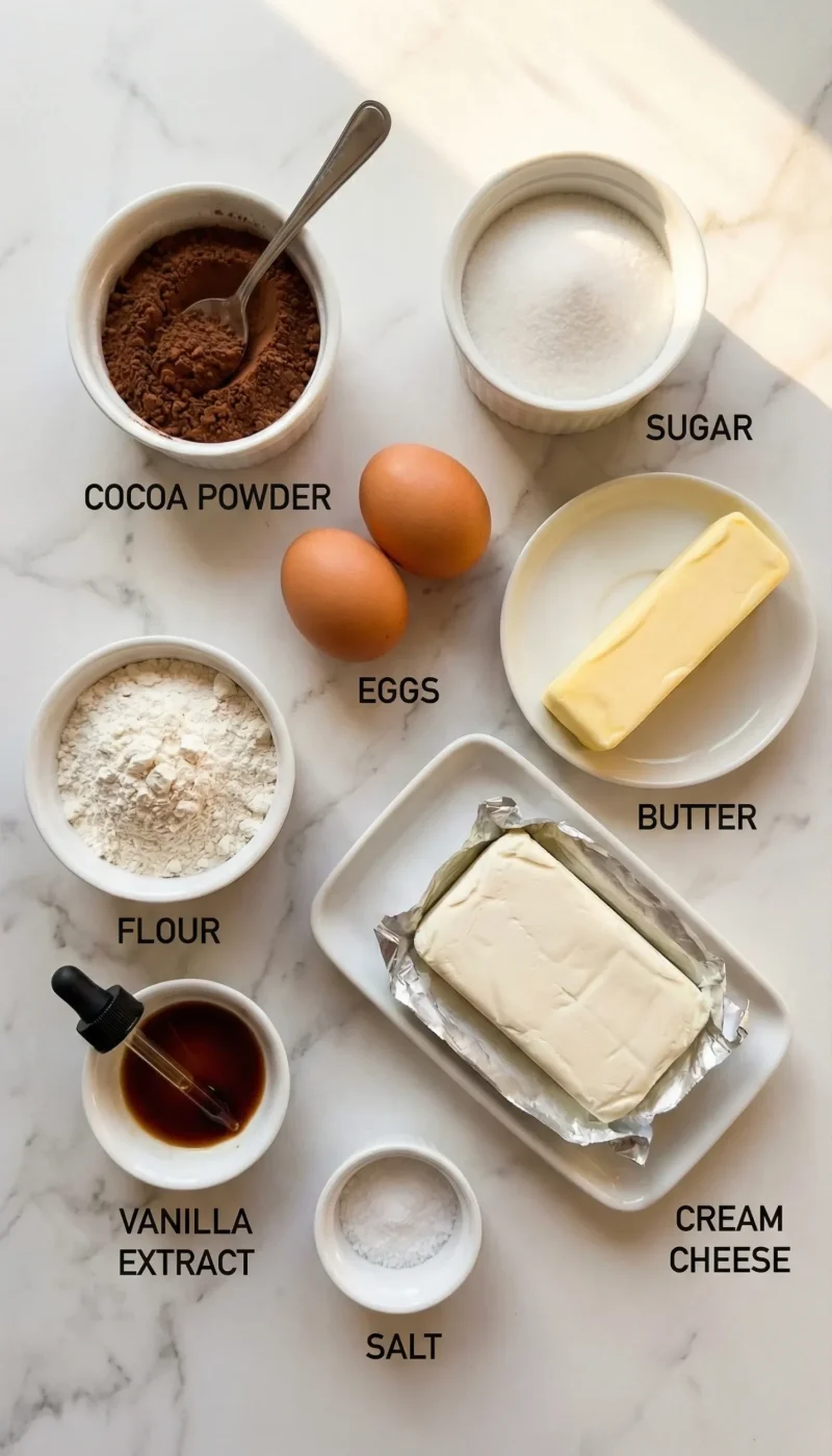 cheesecake-brownies-flatlay
