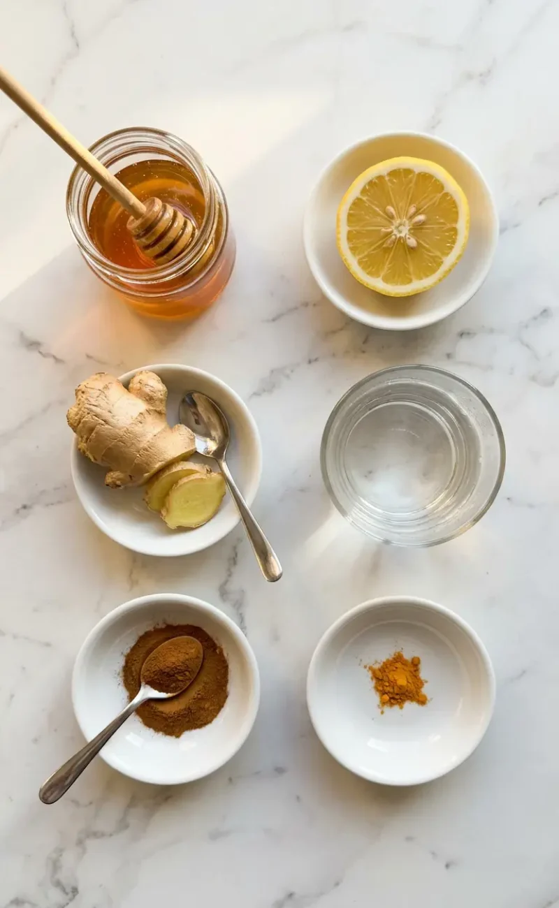 honey trick recipe overhead ingredients